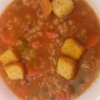 Wednesday: Bowl of Homemade Soups du Jour · All our famous, homemade soups are made fresh daily.  We usually offer two (2) unique soups ...
