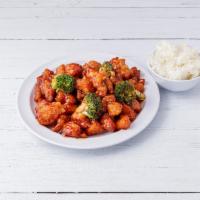 S8. General Tso's Chicken · White meat. Served with white rice. Hot and spicy.
