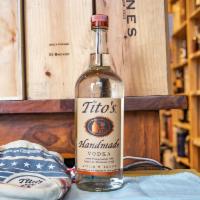750 ml. Bottle Tito's Handmade Vodka  · Must be 21 to purchase. 40% ABV.