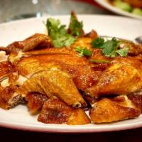 Deep Fried Chicken, HK Style 脆皮炸子雞 · 