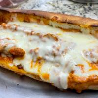 Chicken Parm. Hero W/ Vodka Sauce · Breaded Chicken topped with our homemade Vodka Sauce and Mozzarella Cheese