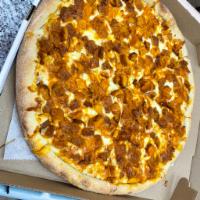 Buffalo Chicken Pie Pizza · 