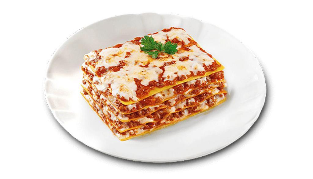 Lasagna  · Our lasagna with fresh cheese and our signature tomato sauce. 