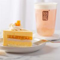 Mango Mousse Cake · 