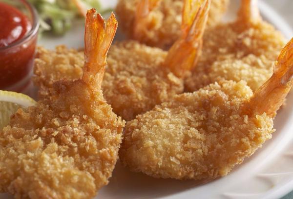 S9. Fried Jumbo Shrimps（炸大蝦） · 5 pieces.