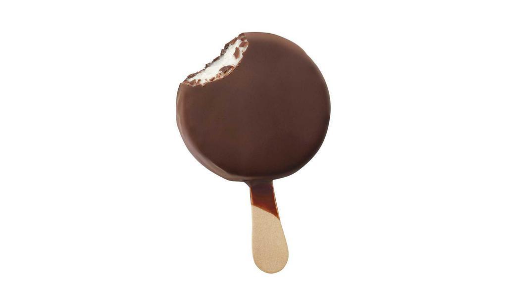 Non-Dairy Dilly® Bar  · Vanilla coconut cream frozen dessert dipped in chocolate flavored coating. Made with coconut cream, gluten-free and vegan.
