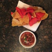 Chips and Salsa · tomato, cilantro, onion and jalapeño
