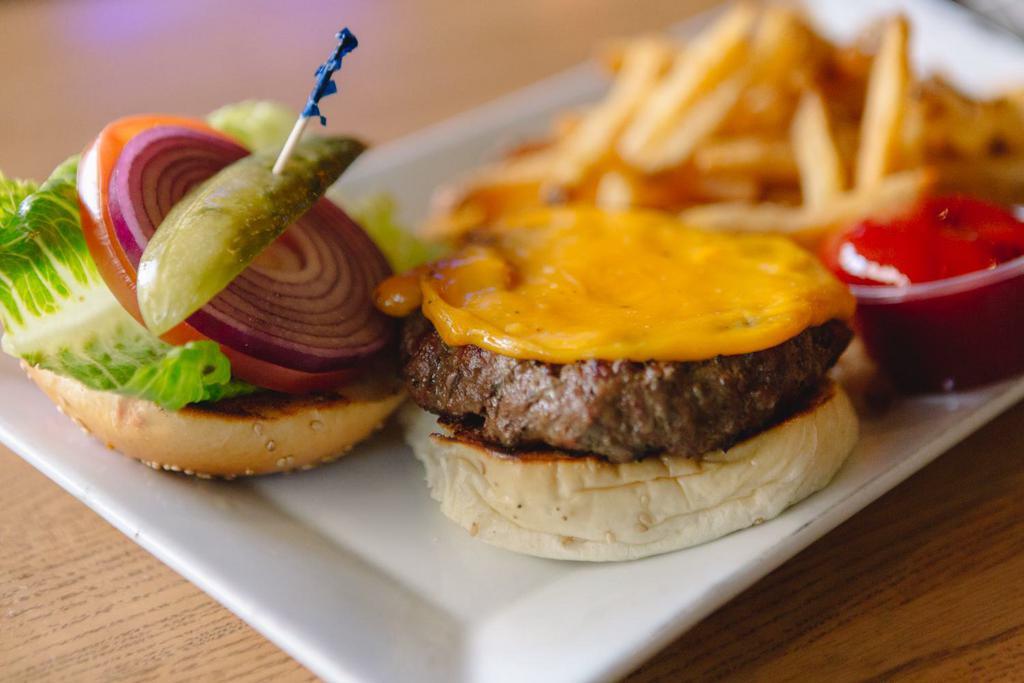 Classic Heights Burger  · lettuce, red onion, tomato, house-made pickle & sesame bun