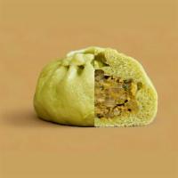 4. Chicken Curry Bun · Japanese curry powder, onion, vermicelli noodle, green cabbage, scallion and sesame oil.