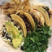 Mosaico Taco · Please choose the 5 different corn tacos or write on the notes if you want more than 1 taco ...