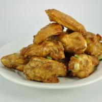 Chicken Wings · Pieces of fried wings. 