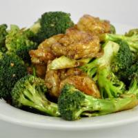 Shrimp with Broccoli · Jumbo shrimp with broccoli in garlic sauce. 