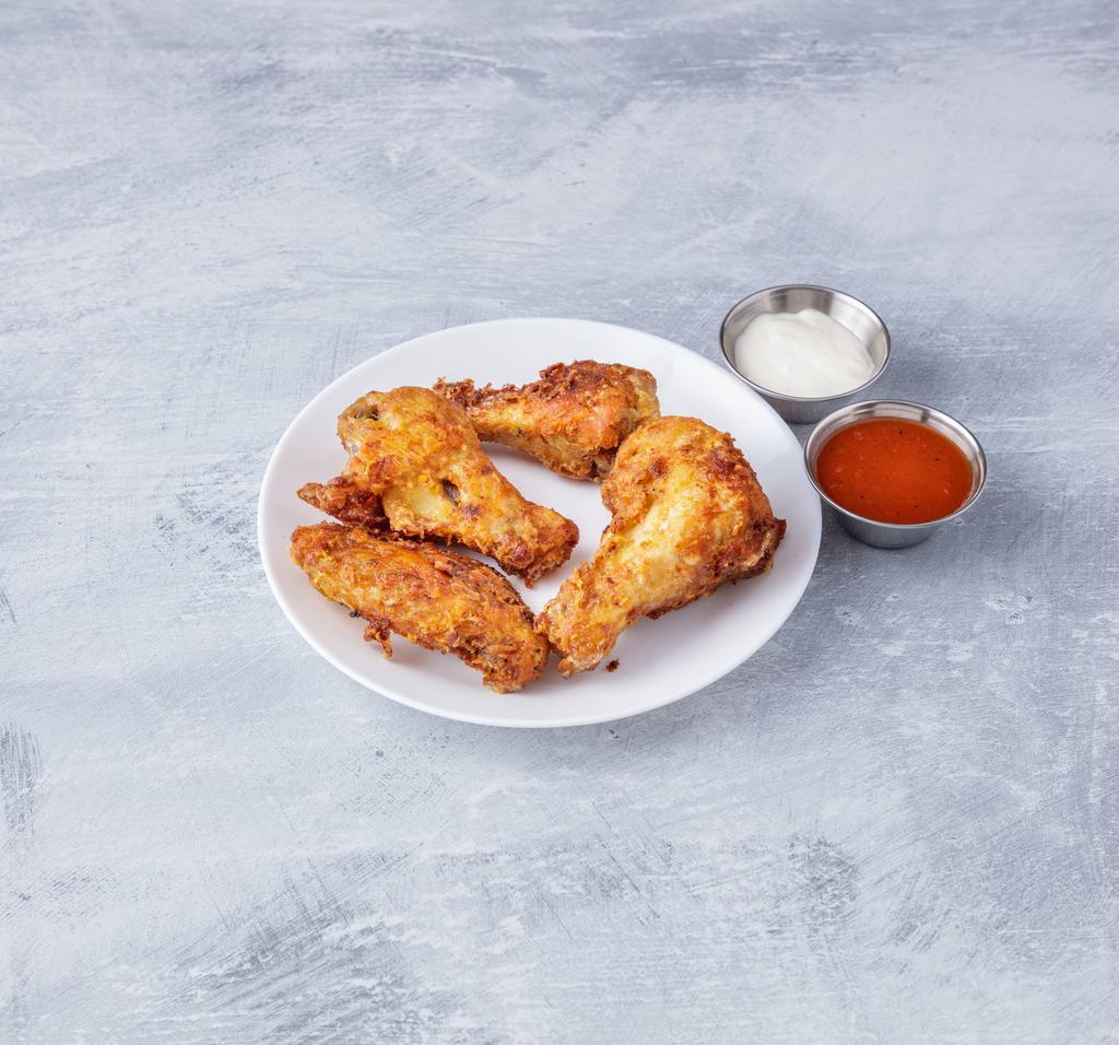 Our Famous Wings · Served with choice of sauce.