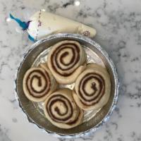 CINNAMON ROLL~ Take & Bake kit.. set of 4 · Fluffy and gooey... just as a cinnamon roll should be! smothered in a generous layer of home...