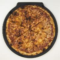 Five Cheese Pizza · Our signature blend of marinara, mozzarella, fontina, provolone, parmesan, and pecorino roma...