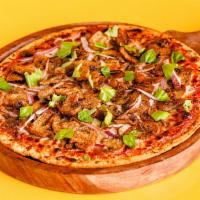 Mushroom & Onion Pizza · Roasted mushrooms and garlic, onions, and fresh basil