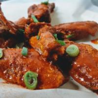 Wings · Our wings are marinated then fried, so that you get a better taste.