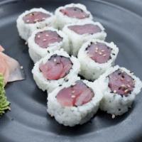 3. Tuna Roll · Rice and tuna.(8 pcs)