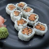 5. Spicy Tuna Roll · Rice, cucumber, and spicy chopped tuna. (8 pcs)