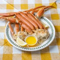 Snow Crab Legs · Served with Butter on the side.