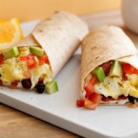 2 Egg and cheese on Wrap · 