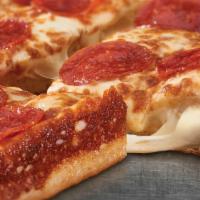 Stuffed Crust Deep Dish Pepperoni  · Deep deep dish pepperoni pizza stuffed with cheese.