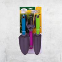  Landscapers Select - Garden Tool Set (3 Piece Set)  ·  Garden tool set 3-piece Includes trowel, transplanter and cultivator. Ergonomic soft grip h...