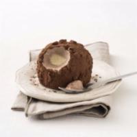 Tartufo Nero (Chocolate Truffle) · Zabaione semifreddo surrounded by chocolate gelato and caramelized hazelnuts, topped with co...