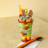 Smoothie Cup · Mango, lime, strawberry flavored smoothies. topped with over 35 available toppings.