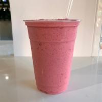 Fruta Blender · fruit smoothie blended w/ ice cream and ice, choices of Strawberry, Mango, and Fruit Punch