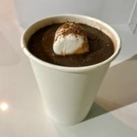 Hot Cocoa · hot dark chocolate topped w/ marshmallow