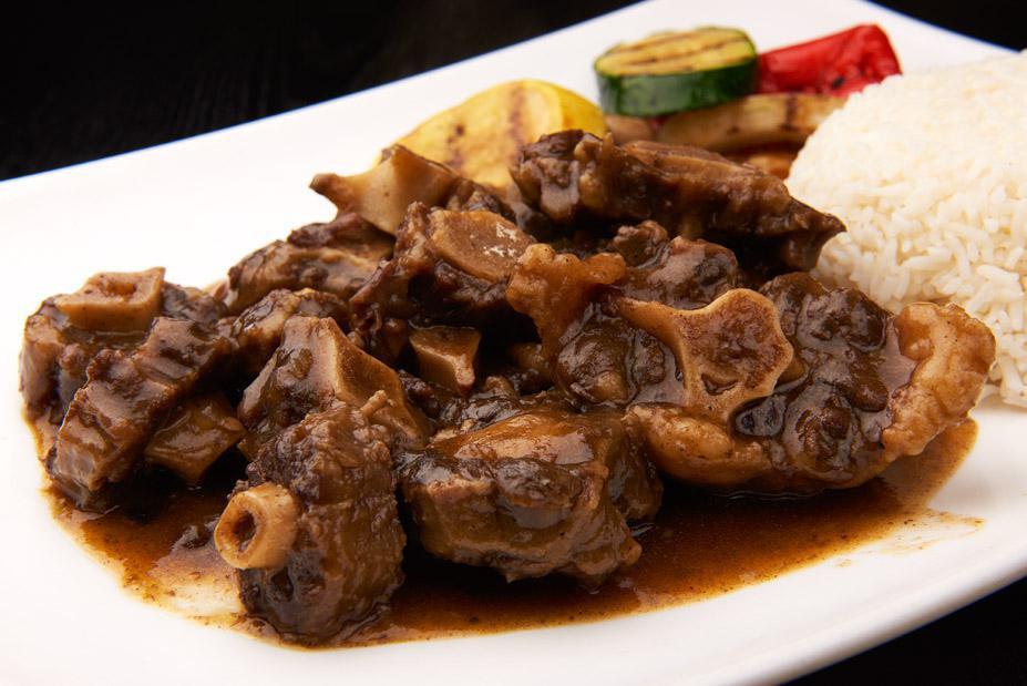 Oxtail · Braised oxtail served in Asian style stew.