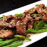 Thai Special Steak · Cubes of tenderest prime beef marinated in a Thai special hoisin sauce and grilled over a hi...