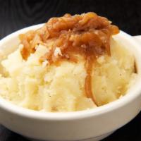 Mashed Potatoes · Potatoes that have been mashed and mixed with milk, butter, and seasoning.