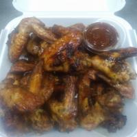 7 whole Wings · 7 of our delicious whole Wings 