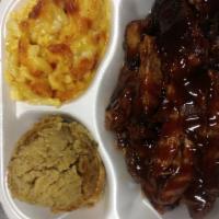 Small Rib Tip Dinner · Our Delicious tender Rib tips served with A choice of 1 delicious side and bread. You may al...