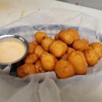 Cheese Balls · Our new cheese stix are based with olive oil and herbs topped with mozzarella & Parmesan che...