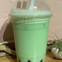Bubble Tea with Milk · Served with hot, Iced.