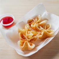 4 Cream Cheese Wontons · Perfectly crisp and sweet.  Doubles as an appetizer or dessert! 