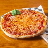 12” Bleu Cheese Pizza  · Our original - homemade bleu cheese dressing, topped with mozzarella, slice tomatoes, ham, a...