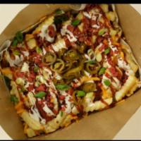 Barbecue, Bacon, Ranch · Loaded with hickory-smoked bacon! Topped with ranch and barbecue sauce! Unbelievably good! W...