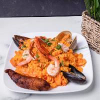 Arroz Marinero  · Seafood mix rice platter.