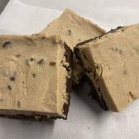 Chocolate Chip Cookie Dough Brownie · Gluten Free & Vegan. A layer of our famous Chocolate Chip Cookie dough laid thick on a Choco...