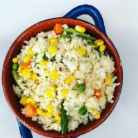 rice and vegetales · arroz con vegetales/ by self only tuesday, thursday and sunday