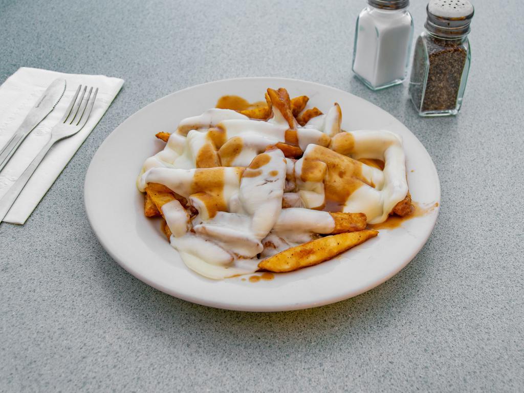 Disco Fries  · The diner classic. Topped with mozzarella cheese and homemade brown gravy.