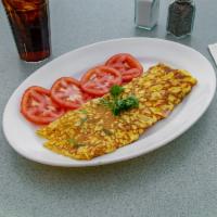 Western Omelette · Peppers onions and ham.