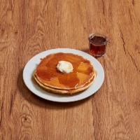Pancake Special · Fresh Pancakes or French Toast, Two eggs any style, and choice of bacon or ham.
