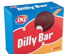 Dilly Bar · Our classic Dilly bar! DQ vanilla soft serve dipped in our crunchy cone coating.
