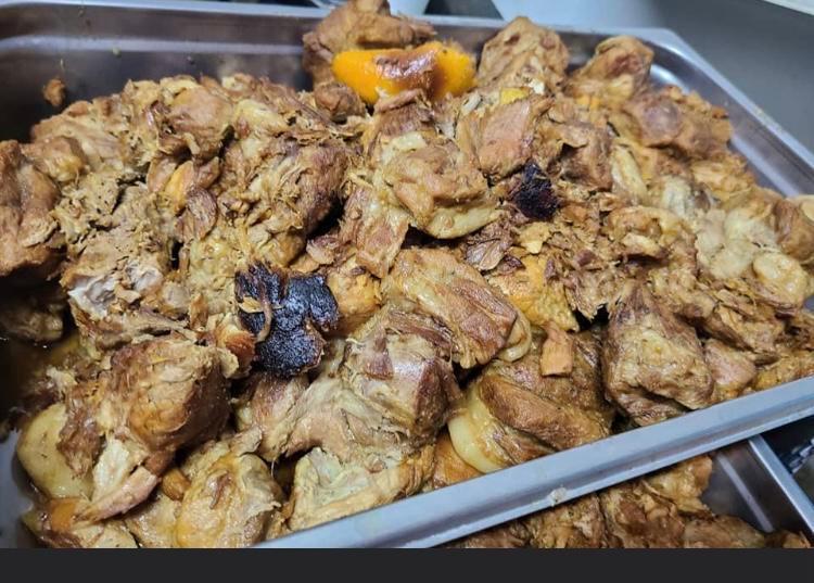 Carnitas · 1 lb. Mexican pork dish. Braised or fried pork. Pulled pork. include 6 flour or corn tortillas onions cilantro salsa on the side 