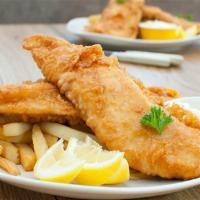Fish and Chips · Fried battered fish with chips. 